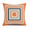 Daily Household Products Classic Simple Geometric Pillowcase Linen Office Cushion Waist Pillowcase