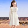 Sweet Long-sleeved Dress for Girls, Loose Princess Dress for Children Spring and Autumn