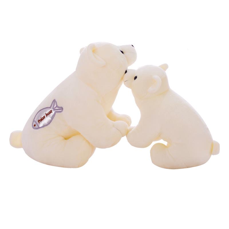 Adorable Polar Bear Plush Doll - Children's Pillow or Wedding Toss