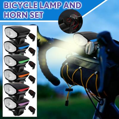Rechargeable Bike Light With Horn Set, Front Light With Bell For Kids And Scooters, 2 Sound Modes And 3 Lighting Modes