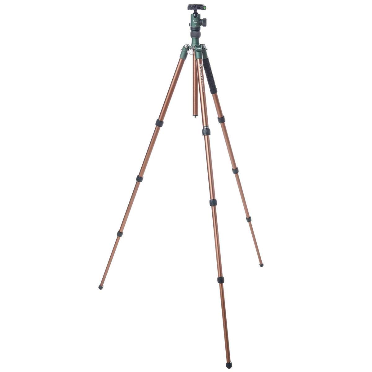 Fotopro Chameleon MATT GN 25 мм Путешествия Средний Алюминиевый Шаровая Головка Матовая 816818 X-go 4-секционная Головка, Зеленый,