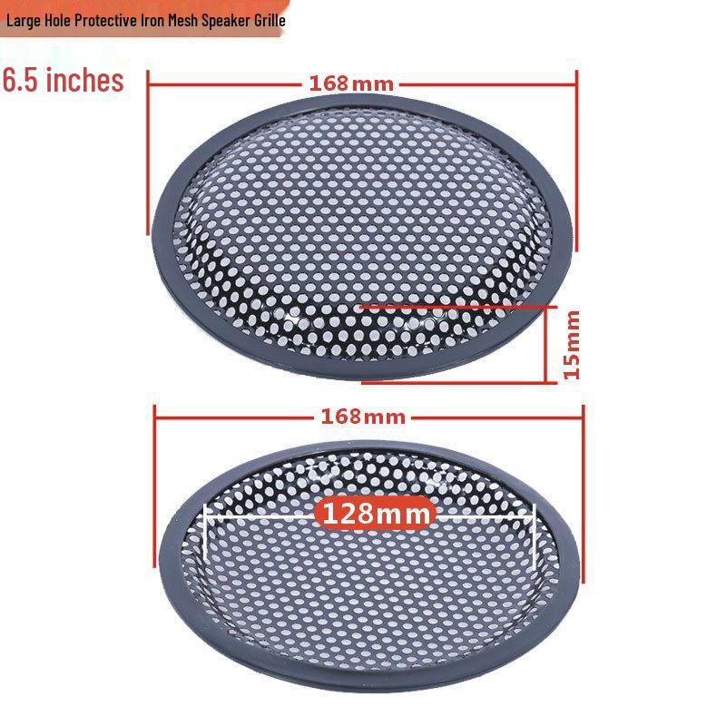 Iron Mesh Speaker Grille Cover for 5-15 Inch Audio Speakers