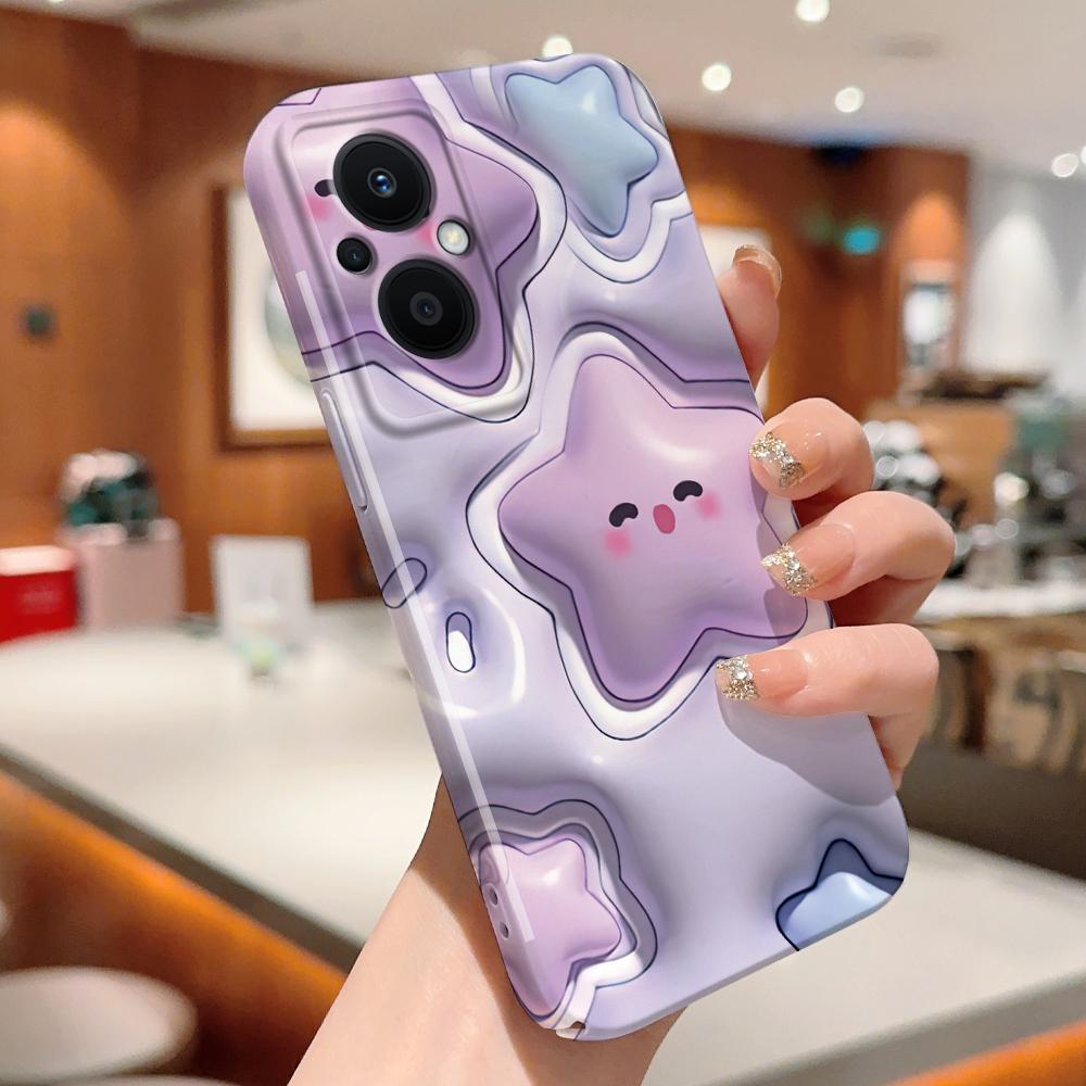 All-inclusive-Film-Telefonhülle, Cartoon-Modedesign, Hartschale, vollständige Abdeckung, stoßfeste Kamera-Schutzhülle für OPPO Realme OnePlus Infinix Tecno