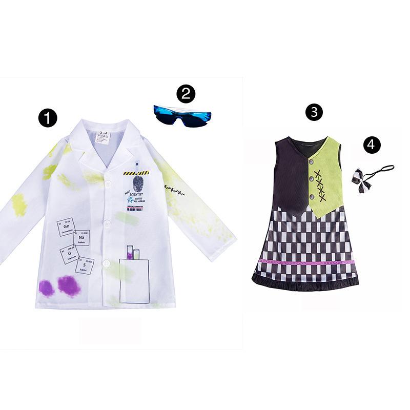 Children's Career Little Scientist Children's Clothing Mad Scientist Stage Play Costume