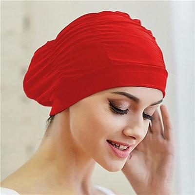 Cuffia da nuoto Cuffia da bagno Capelli lunghi corti Protezione orecchie Cuffie per nuotatori Sport Fitness Turbanti Semplici All-Match… Altro