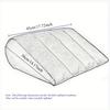 1 Stück Plüsch-Beinkissen mit aufblasbarem PVC-Dreieckskissen, tragbar und waschbar, zuverlässig für den Heim- und Outdoor-Sofa-Gebrauch, kein Strom erforderlich