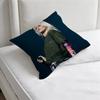 Singer EEmily AArmstrong Fashion Square Pillow Case Durable Throw Pillow Cover for Sofa Couch Chair