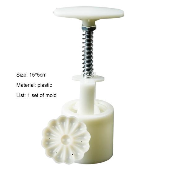 1 Set Månkakform med Stämplar Multifunktionell Lättviktig Praktisk Mungbönskrispform Kökspryl