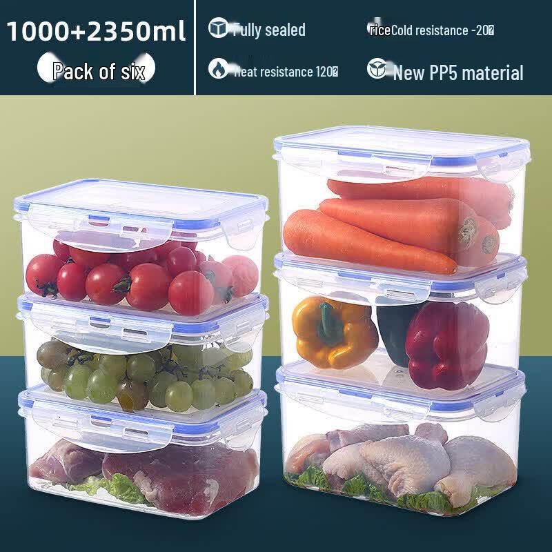 UOSO Microwaveable Plastic Food Container with Lid