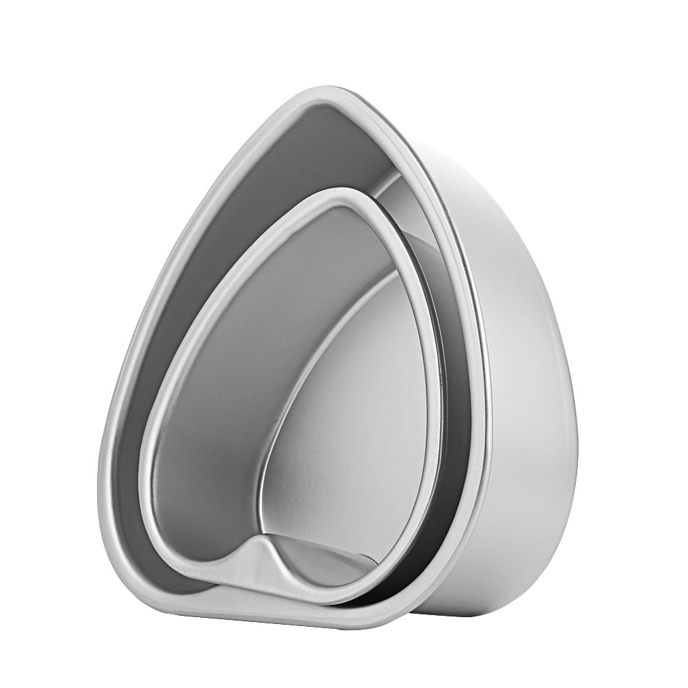 Husholdning Hjem&Kjøkken Cheesecake Bakeform Kakebrett Anodisert Aluminium Hjerteformet Kakeform