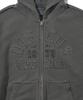 Discus Athletic Heavyweight Zip-Up Hoodie Washed Pigment Charcoal