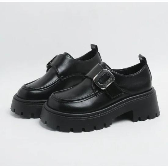 

Туфли Мэри Джейн на платформе с каблуками Женские простые туфли Однотонные туфли на платформе Студенческие туфли на каблуках для колледжа Женские туфли-лодочки на высоком каблуке 40