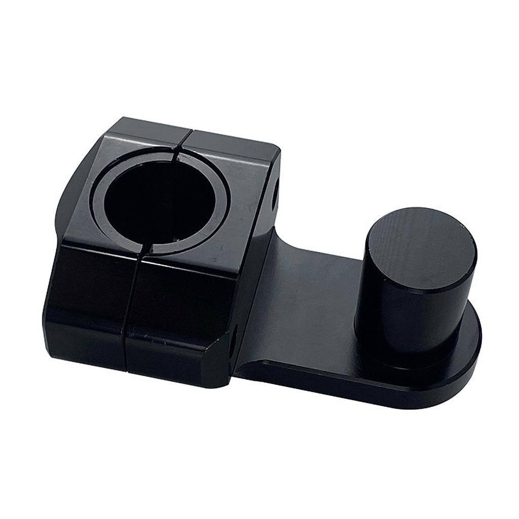 1 Pair Motorcycle Pivoting Handlebar Riser Aluminum Clamps for 22mm 25mm Handlebars Universal Modified Accessories Black