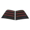 1 Pair Car Side Window Louver ABS Air Vent Scoop Shades Cover Blind Replacement for Dodge Charger 2015‑2022