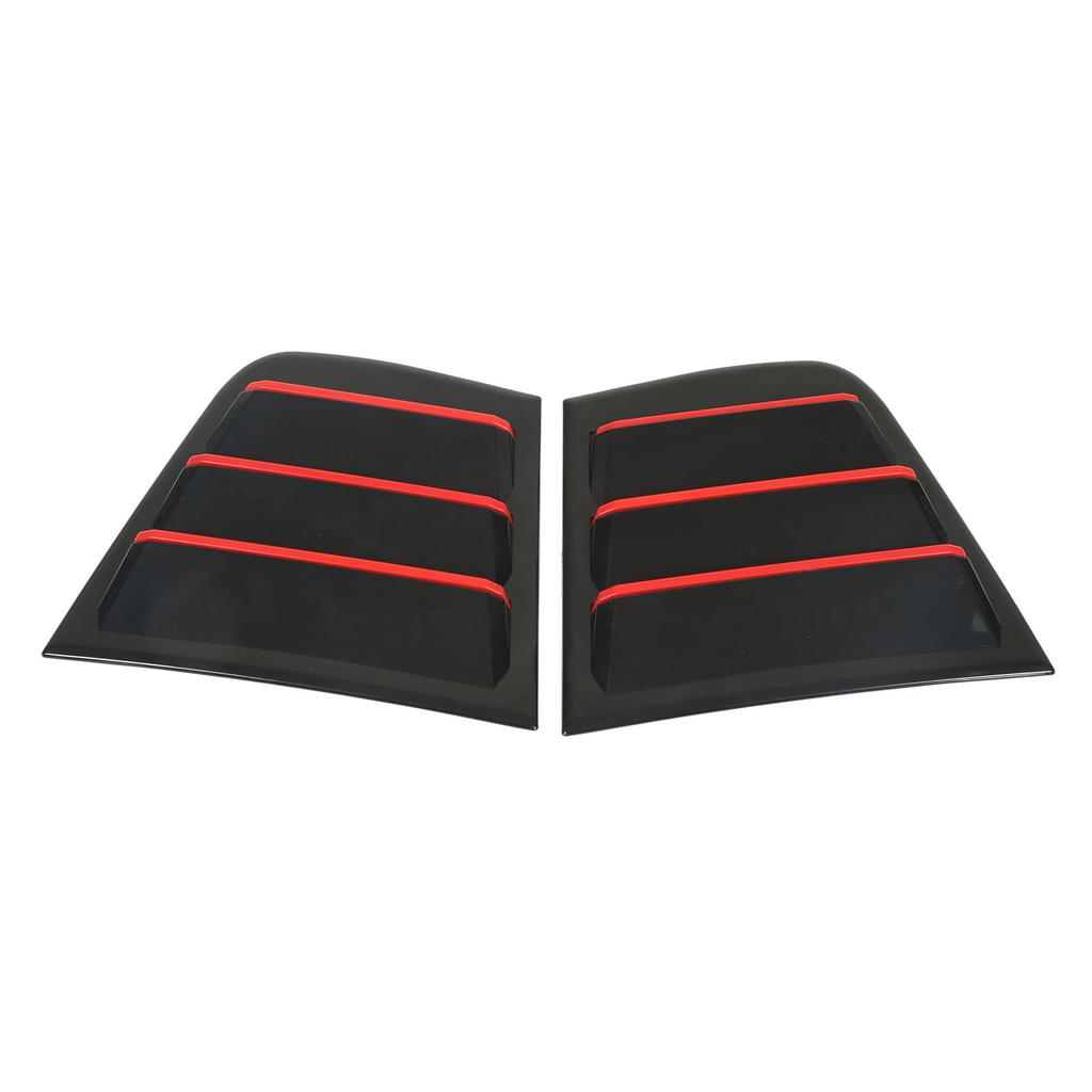 1 Pair Car Side Window Louver ABS Air Vent Scoop Shades Cover Blind Replacement for Dodge Charger 2015‑2022