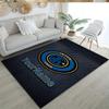 Inter Milan Customizable Name Area Rug Perfect for Study room Game Room Dormitory Balcony Anti-slip Rug Office home decor Best for Christmas