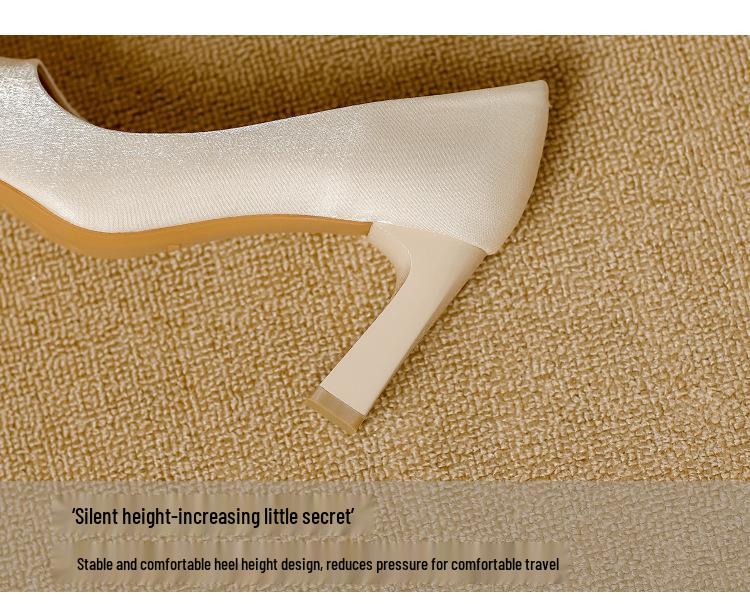 Korean Style High-End Versatile High Heels - Spring/Autumn 2025