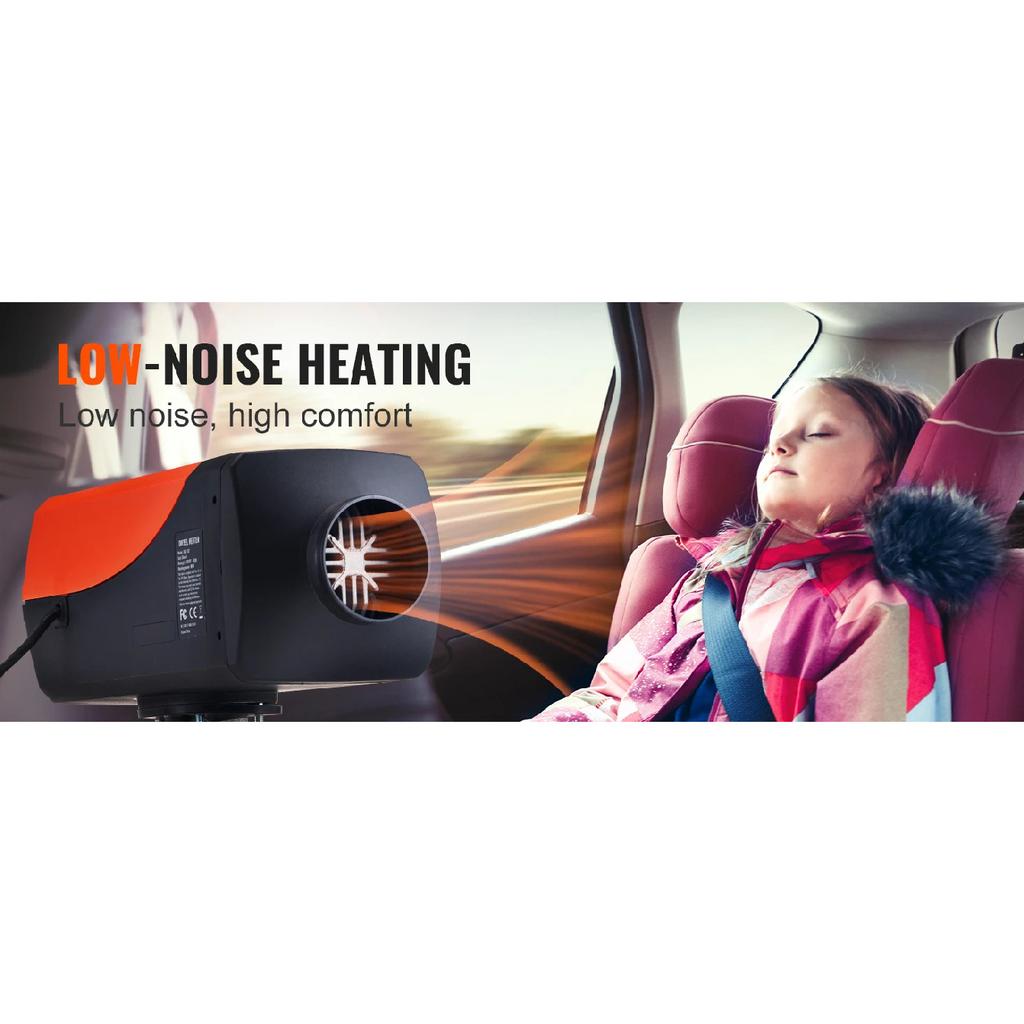 SucceBuy 2/5/8KW Car Heater Diesel Air Heater 12V With Low Noise Remote Control Truck Boat Bus Trailer Air Diesel Parking Heater