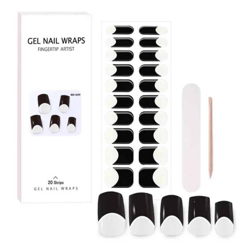 Boloshine Strisce Per Smalto Gel Per Unghie, 22Pcs Semi-Indurito Unghie Gel Adesive UV, Glitter Adesivi Unghie Autoadesiva, Strisce Gel Unghie Richiede Lampada UV/LED (La Notte Stellata Scende - Foto 9