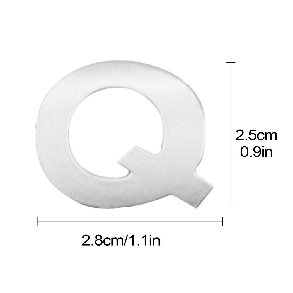 Adhesive Letter Stickers Dustproof Car Bumper Stickers Enhanced Durability Sturdy Car Stickers with 3D Design for Car Auto