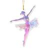 Set de 5 Brelocuri Elegante pentru Mașină în Formă de Balerină, Pandantiv Acrilic 2D pentru Agățat pe Perete, pentru Iubitor de Dans, Ornament de Crăciun
