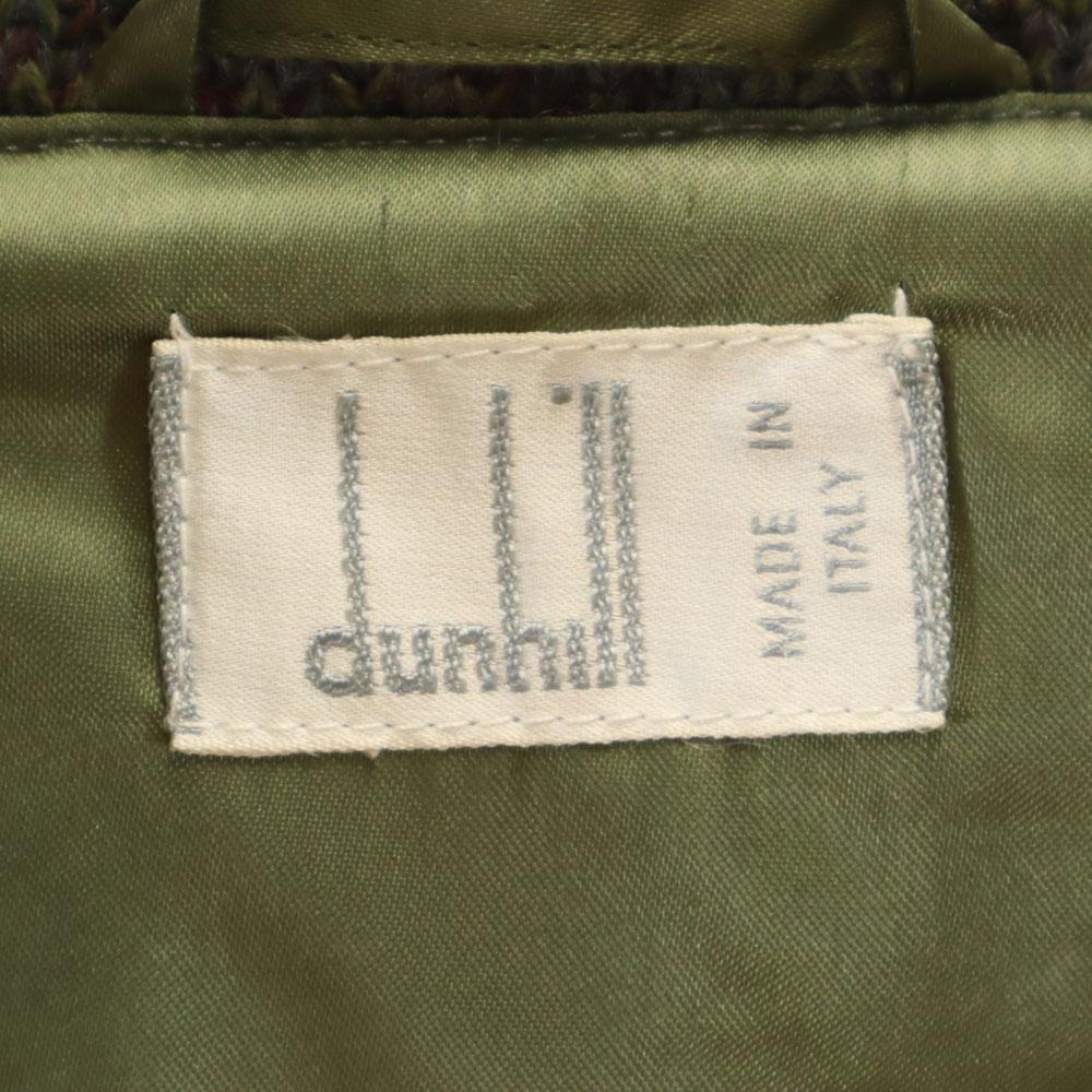 Dunhill 80s Vintage Italian Wool Blend Overall Handle Shawl Collar Blouson Men's Used