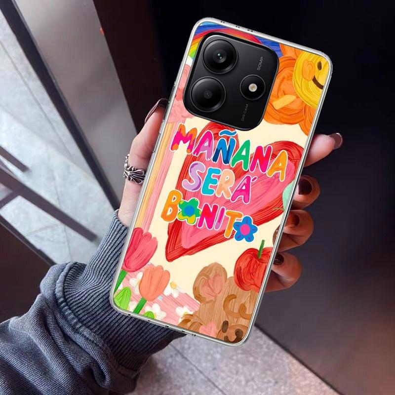 Karolg M-Manana Sera B-Bonito Phone Case For Xiaomi Redmi Note 10 11 12 13 14 15 Pro Plus 11S 12S 14S 11T 11E 10S Soft TPU Back