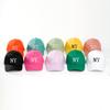 Cotton Baseball Cap With Embroidered Letters For Casual Wear And Sun Protection