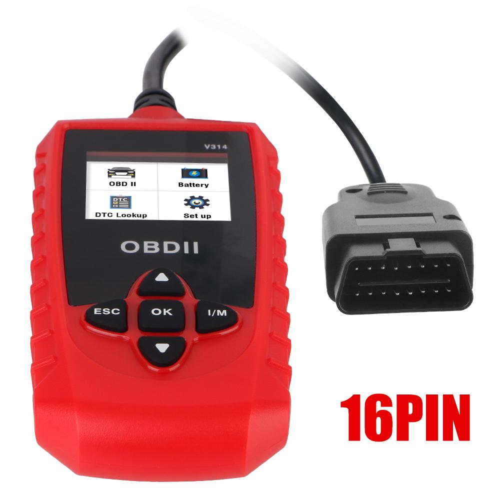 V314 Scanner OBDII Auto Cititor Universal Card Citire Cod la Bord Instrument de Diagnosticare Auto Accesorii Auto Detectare Detector de Defecte Auto