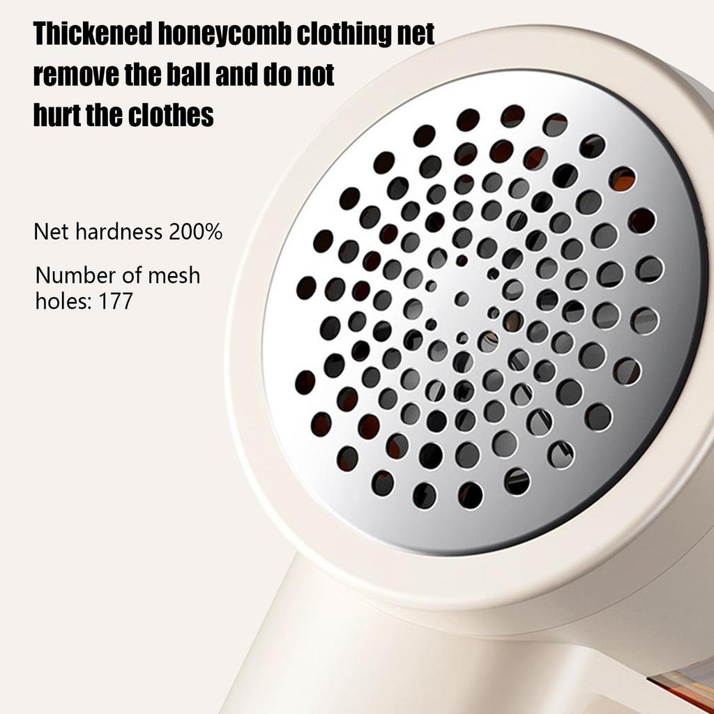 Electric Fabric Shaver Electric Fabric Shaver Lint Remover Easy Gadgets Trimmer With 6-Leaf Cutter & 3 Speeds Rechargeable