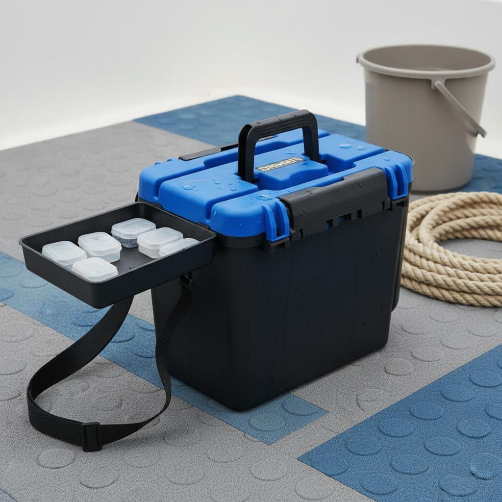 Fishing Seat Box Thickened Portable Fishing Stool Box Sit On Ultra-Sturdy Load Capacity For Fishermen Outdoor
