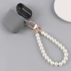 Cute Girl Heart Pearl Keychain Antique Alloy for Key Chain Mobile Phone for Case Bag Schoolbag Pendant Ornaments Trendy