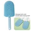 Cat Tongue Comb Ice Cream Design Massage Comb Double Sided Pet Grooming Deshedding Brush for Removing Mats Tangles Loose Fur from The Undercoat