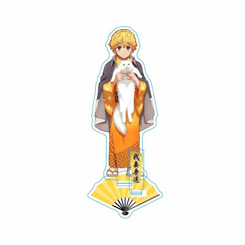 Demon Slayer Acrylic Desktop Stand Ornaments Kimono Nezuko Tanjiro Volunteer Plus Kindness Cartoon Animation Character