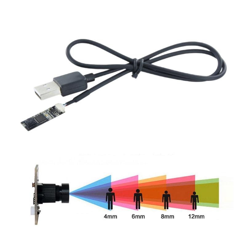 USB OV7675 Camera Module 0.3MP YUY2 Webcam Industrial Webcam Board Laptop Online Streaming Replacement