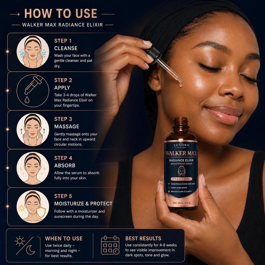 Walker MAX Anti-Wrinkle Face Serum 8D Hyaluronic Acid Facial Essence Collagen Anti-Aging Lifting Firming Serum Skin Care
