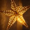 Hollow Out Star Party Light Window Grille Home Bedroom Night Light Garden Hanging Decoration Hollow Folding Light Cover