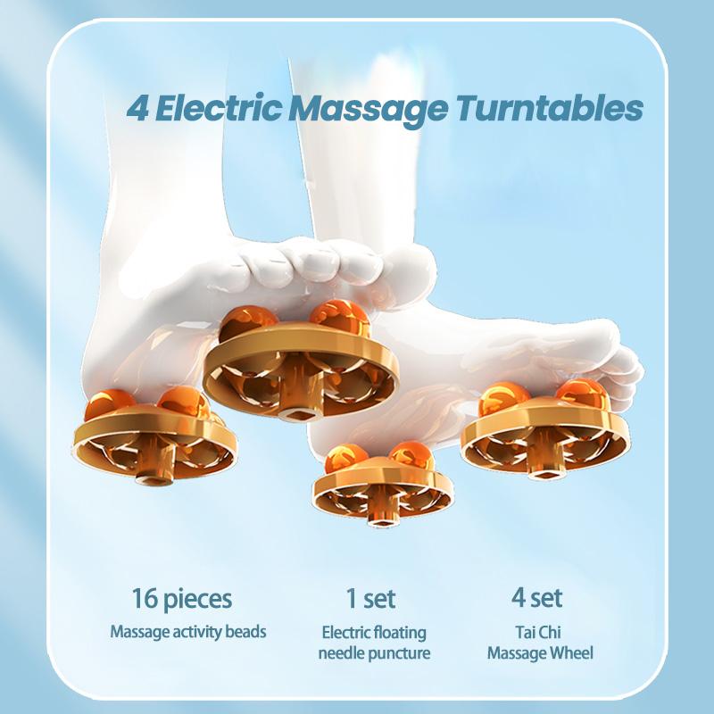 JINKAIRUI Foot Bath Foldable Fully Automatic Foot Massager Roller Electric Foot Bucket Hot Compress Foot Massage Machine