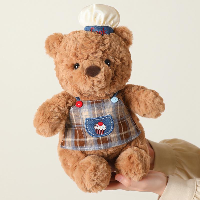 Cute Chef Bear Plush Doll – Adorable Decorative Toy & Perfect Birthday Gift
