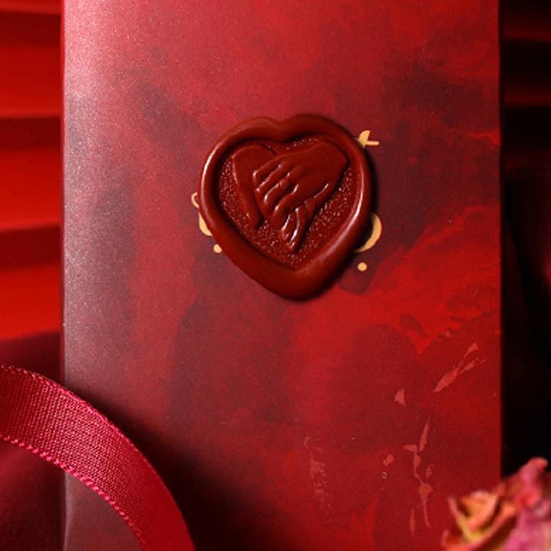 Lovely Wax Seal Stamp Love Theme Stamps for Head Scrapbooks Decorative Gift Pack