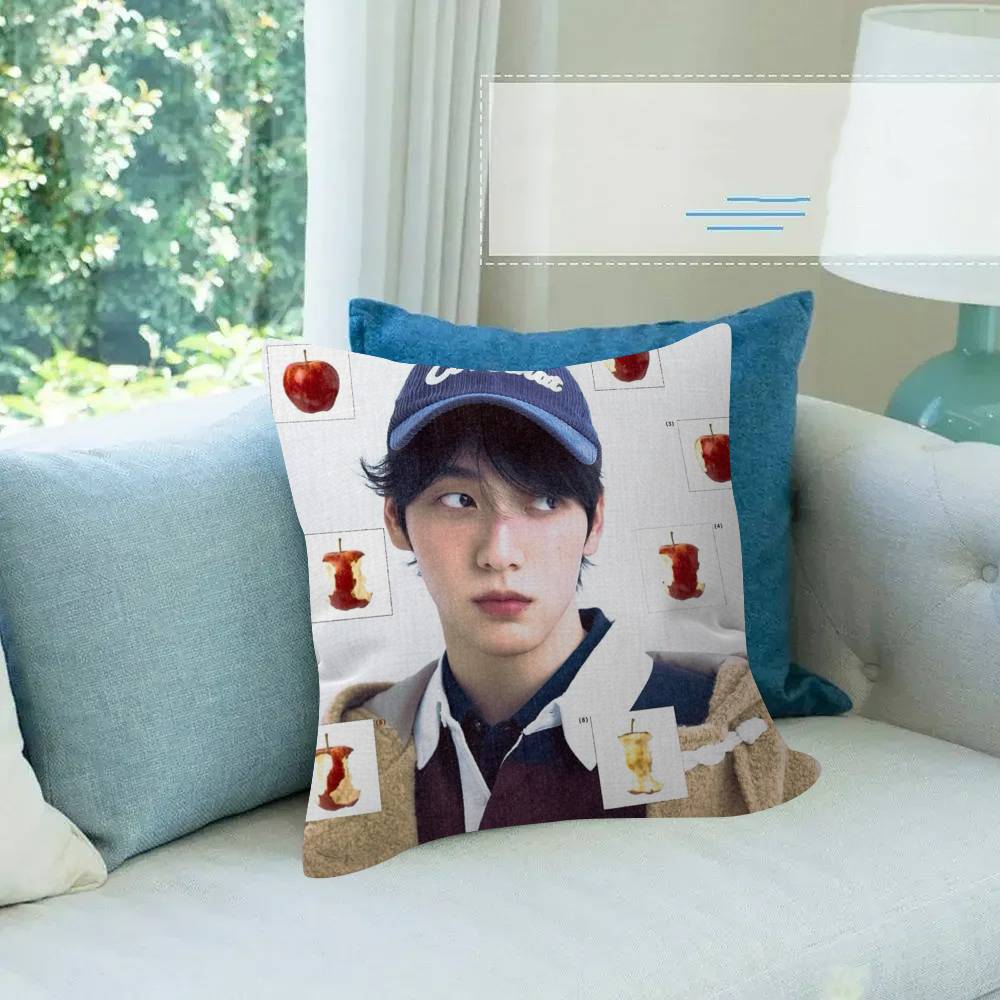 Kpop Group TxT Soobin   Personalized Pillow Dust Cover Bedroom Kids Party Decoration Pillowcase Birthday Children Gift