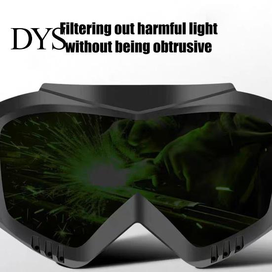 Maschera Integrale Rimovibile con Occhiali Staccabili, Antiappannamento Protezione UV Antivento Scudo Antivento, Occhiali per Saldatura, Guida in Moto, Ciclismo