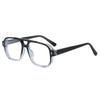 Trendy Unisex Anti-Blue Light Flat Lens Glasses - Simple High-Grade Style