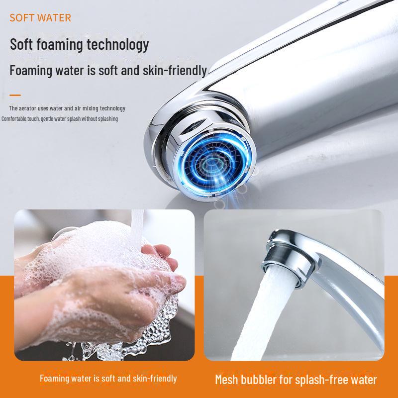 98 Single Cold Water Faucet for Wash Basin - Quick Open 4 Points Pedestal Design