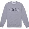 Polo Letter Logo Printed Fleece Crewneck Pullover Sweatshirt Men Sweatshirt 710816969-002