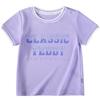 Klassisches Teddy-Mädchen-Sommer-T-Shirt mit kurzen Ärmeln
