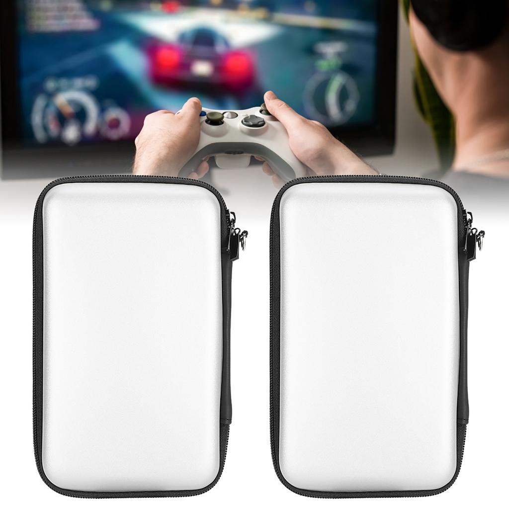 2Pcs Portable Storage Bag Carry Case EVA Protective Hard Bag for NDSILL 3DSXL