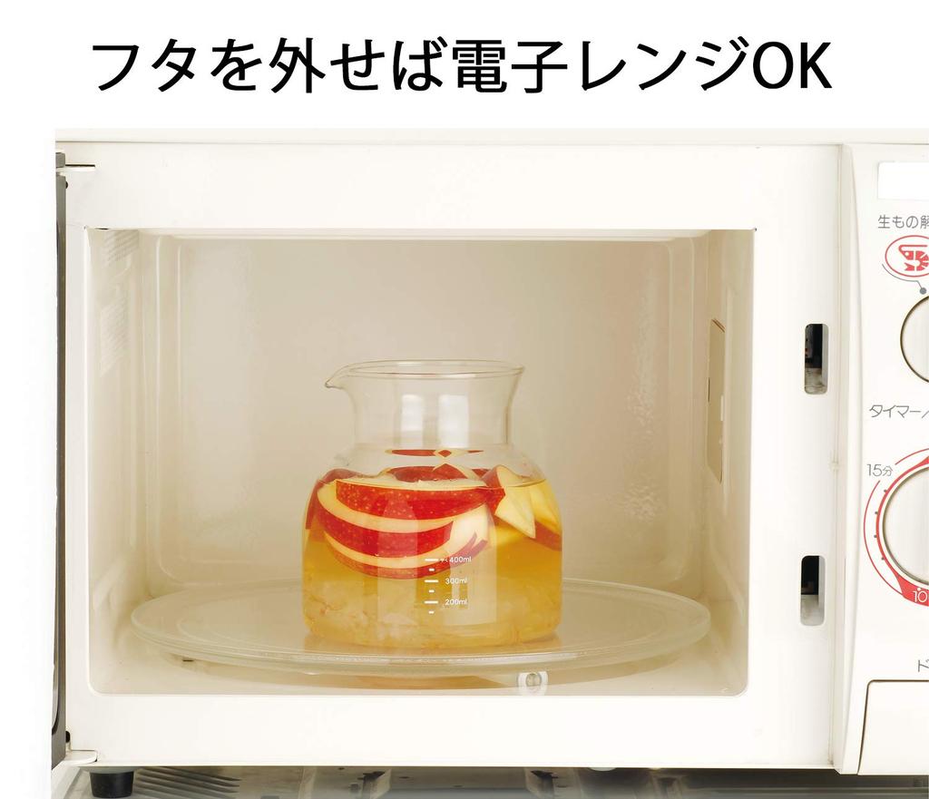 iwaki Heat-Resistant Glass Storage Container, Microwave Fruit Sour, 750ml, KT7313-W