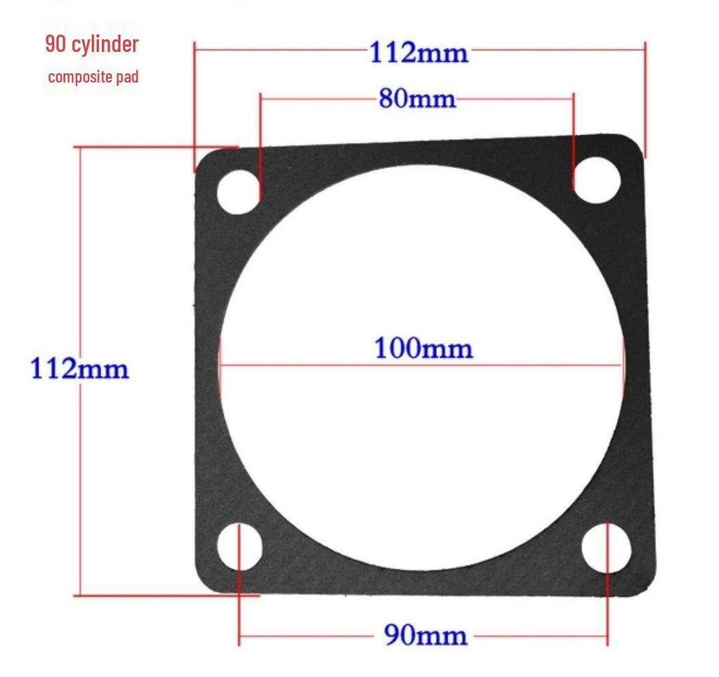 Air Compressor Head & Cylinder Seal Kit: Paper, Steel Wire, Asbestos Gaskets & 3P Air Rod Gasket