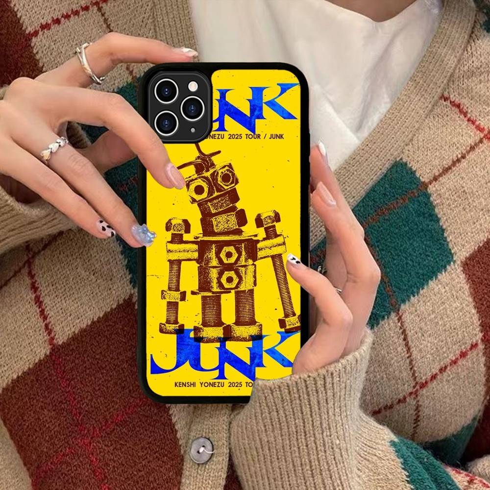 

Singer Yonezu Kenshi Phone Case For IPhone 16 Pro Max 15 14 Plus 14 13 12 11 17 PC+TPU Cases Back Cover iPhone 13